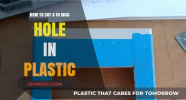 Easy Guide: Cutting a 10-Inch Hole in Plastic Effortlessly