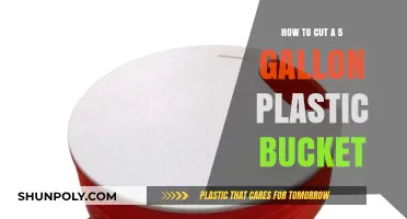 Easy DIY Guide: Cutting a 5-Gallon Plastic Bucket Safely