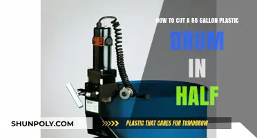 Cutting a 55-Gallon Plastic Drum: Step-by-Step Guide to Halving