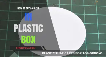 Easy Steps to Cut a Perfect Circle in Plastic Boxes