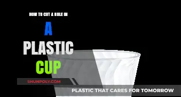 Easy DIY Guide: Cutting a Perfect Hole in a Plastic Cup