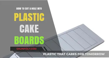 Easy Steps to Cut Perfect Holes in Plastic Cake Boards