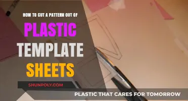 Mastering Precision: Cutting Patterns from Plastic Template Sheets