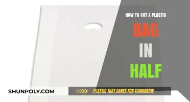 Easy Steps to Safely Cut a Plastic Bag in Half
