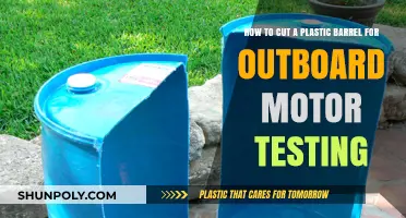 DIY Outboard Motor Testing: Cutting a Plastic Barrel Guide