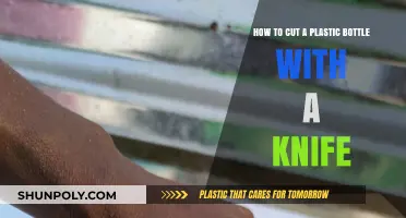 Easy Knife Technique to Cut Plastic Bottles for DIY Projects