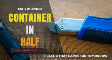 Cutting Plastic Containers: A Simple Guide to Halving Them