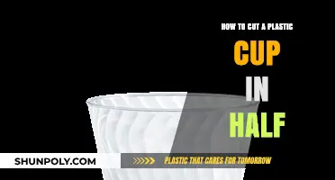 Easy DIY Guide: Cutting a Plastic Cup in Half Safely
