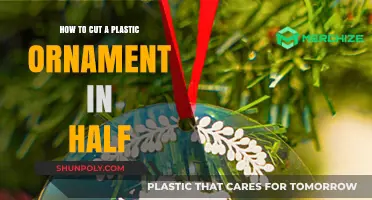Easy DIY Guide: Cutting Plastic Ornaments in Half Safely