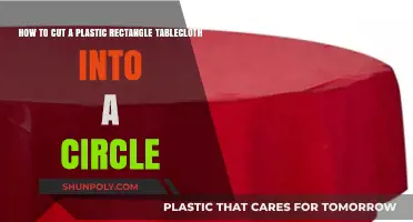 Transform Your Plastic Tablecloth: Easy Steps to Cut a Perfect Circle