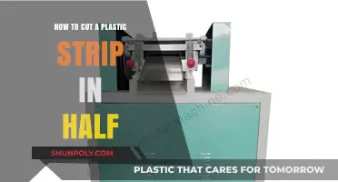 Easy Steps to Perfectly Cut a Plastic Strip in Half