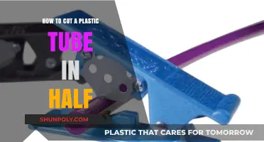 Easy DIY Guide: Cutting Plastic Tubes in Half Perfectly