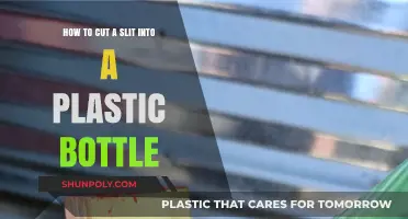 Easy DIY Guide: Cutting a Slit into a Plastic Bottle