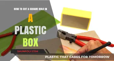 Easy Guide: Cutting Perfect Square Holes in Plastic Boxes