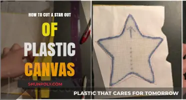 Crafting Stars: Easy Steps to Cut Plastic Canvas Shapes