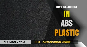 Mastering ABS Plastic: Techniques to Cut and Bend 45-Degree Angles