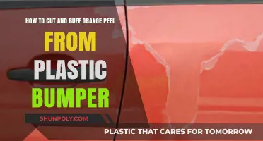 Effective Techniques to Remove Orange Peel from Plastic Bumpers