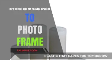 DIY Photo Frame Upgrade: Cutting & Fixing Plastic Spacers Easily