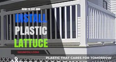 DIY Guide: Cutting and Installing Plastic Lattice for Your Home