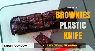 Effortless Brownie Slicing: Tips for Using a Plastic Knife Smoothly