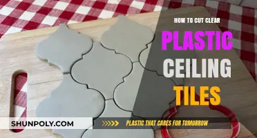 Cutting Clear Plastic Ceiling Tiles: A Step-by-Step DIY Guide
