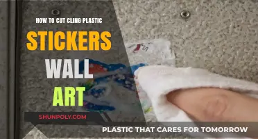 Effortless Techniques to Remove Cling Plastic Stickers from Wall Art