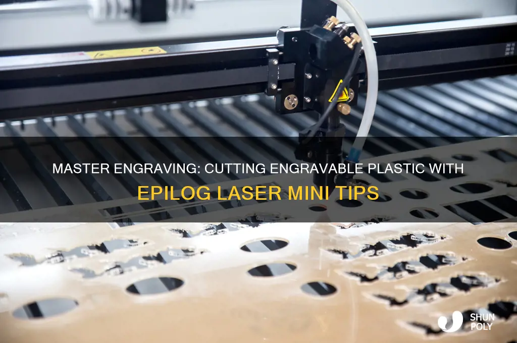 how to cut engravable plastic with epilog laser mini