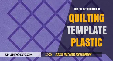 Mastering Quilting Template Grooves: A Guide to Cutting Plastic Precisely