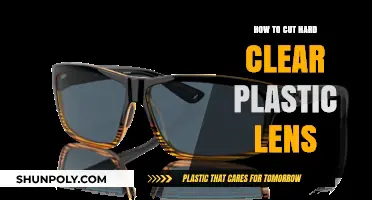Mastering the Art of Cutting Hard Clear Plastic Lenses Safely