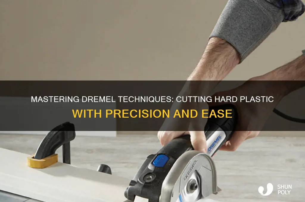 how to cut hard plastic with dremel