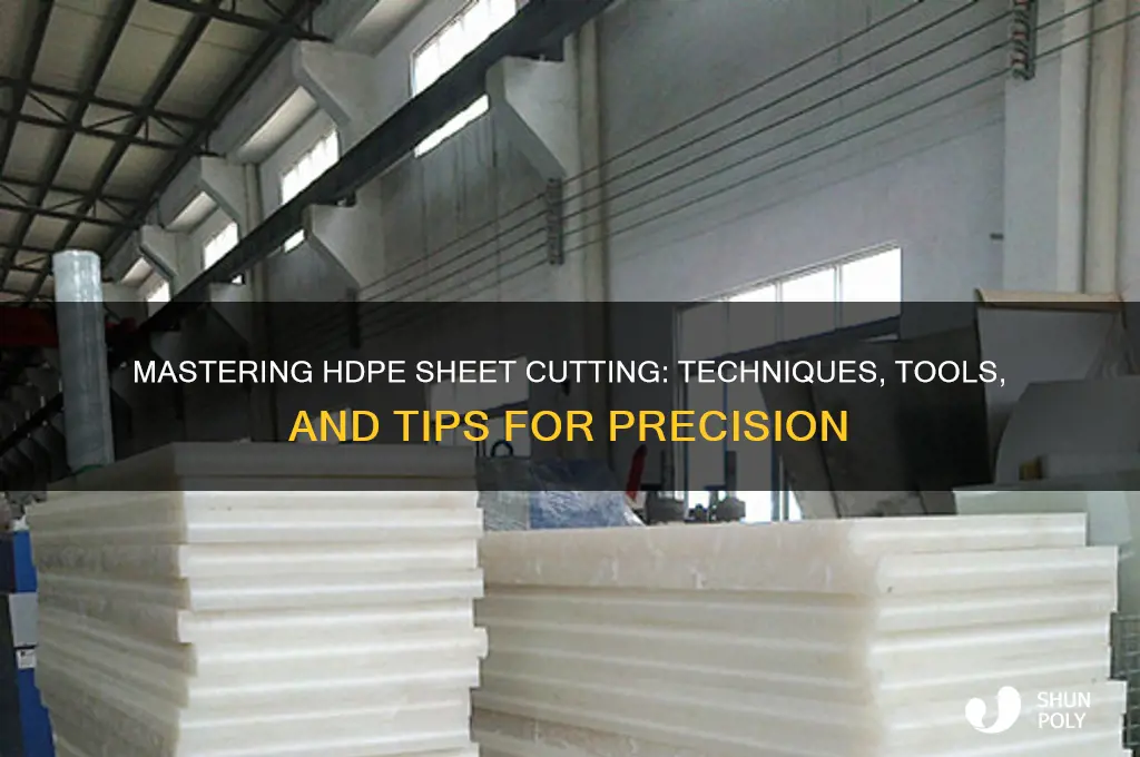 how to cut hdpe plastic sheet