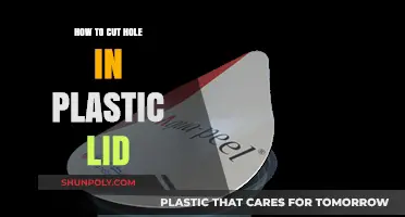 Easy DIY Guide: Cutting a Perfect Hole in Plastic Lids