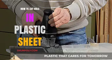 Easy DIY Guide: Cutting Perfect Holes in Plastic Sheets