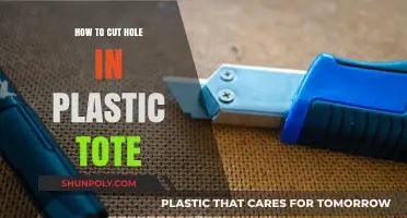 Easy DIY Guide: Cutting a Perfect Hole in Plastic Totes