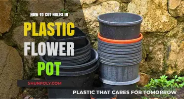 Easy DIY Guide: Cutting Holes in Plastic Flower Pots for Drainage