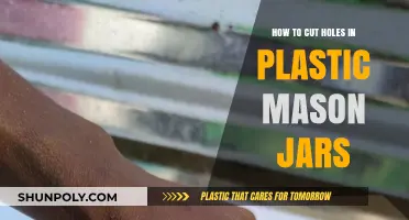 Easy DIY Guide: Cutting Perfect Holes in Plastic Mason Jars