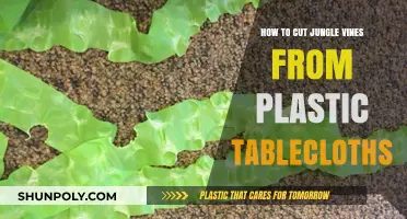 Crafting Jungle Vines: Easy Cutting Techniques for Plastic Tablecloths