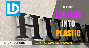 Mastering Plastic Letter Cutting: Techniques, Tools, and Tips for Precision