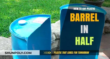 Easy DIY Guide: Cutting a Plastic Barrel in Half Safely