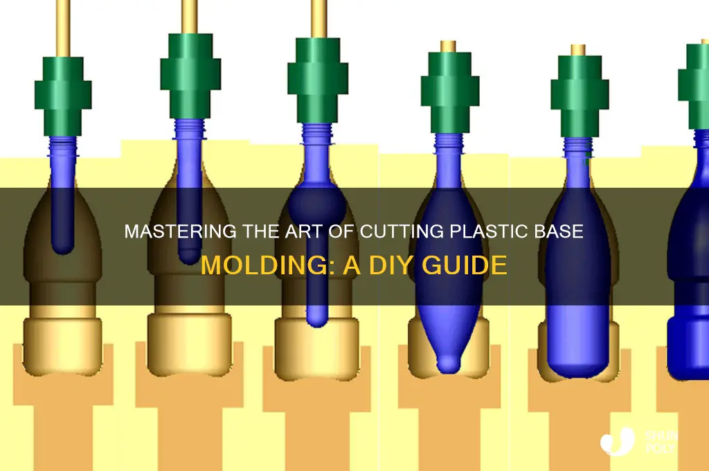 how to cut plastic base molding