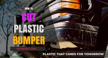 DIY Guide: Safely Cutting Plastic Bumper for Repairs or Modifications