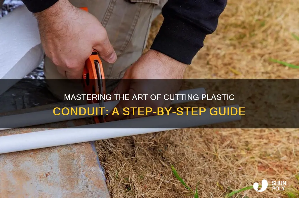 how to cut plastic conduit