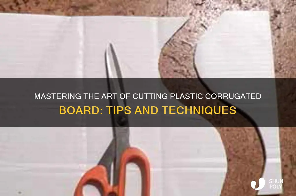 how to cut plastic corrugated board
