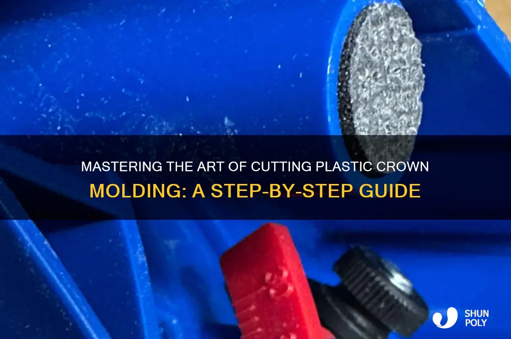 how to cut plastic crown molding
