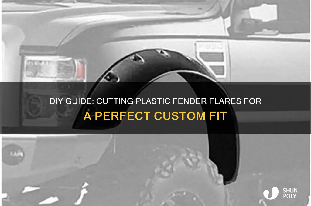 how to cut plastic fender flares