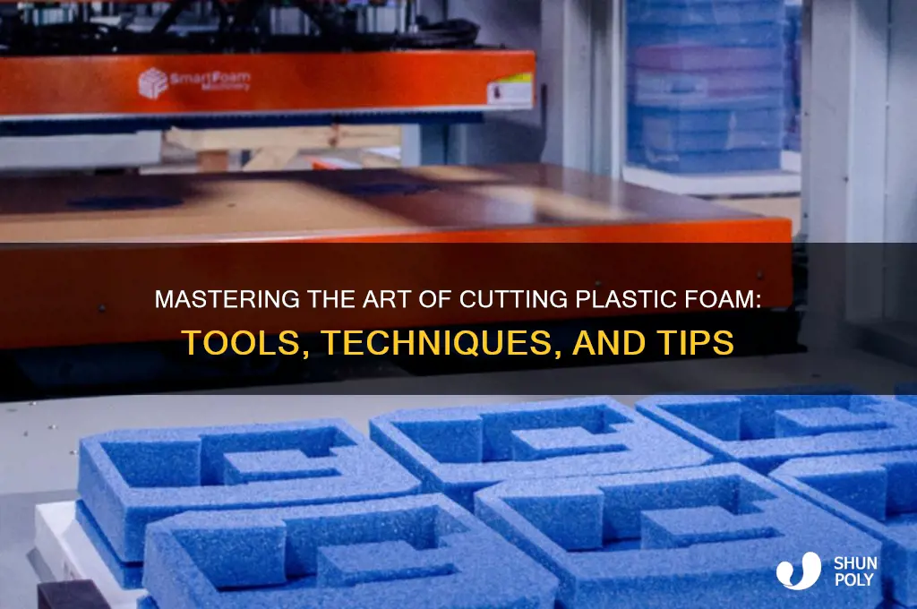 how to cut plastic foam