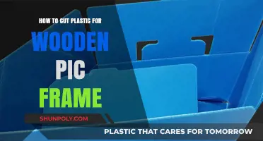 DIY Guide: Cutting Plastic for Wooden Picture Frames Made Easy