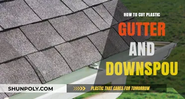 Easy DIY Guide: Cutting Plastic Gutter and Downspout Like a Pro