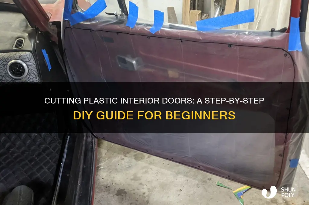 how to cut plastic interior doors