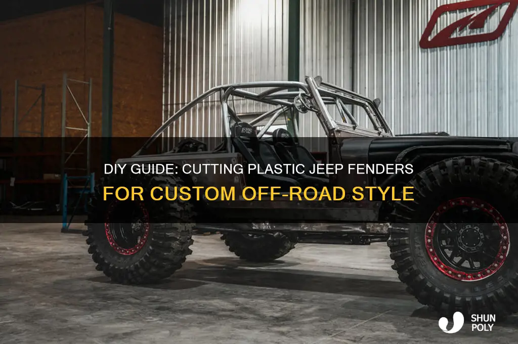how to cut plastic jeep fenders